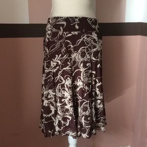 Bcbgmaxazaria brown and beige skirt sz S